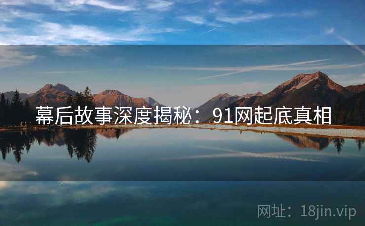 幕后故事深度揭秘：91网起底真相