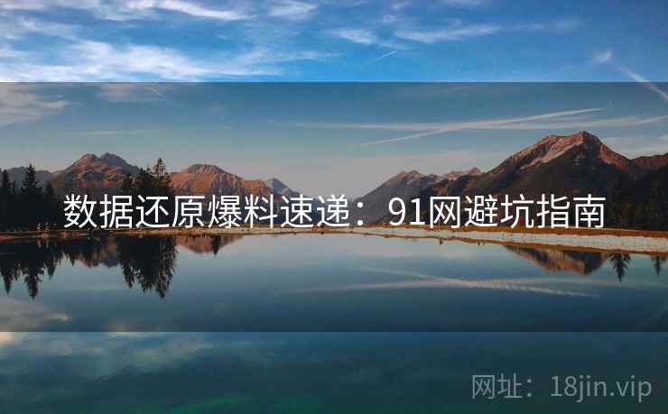 数据还原爆料速递：91网避坑指南