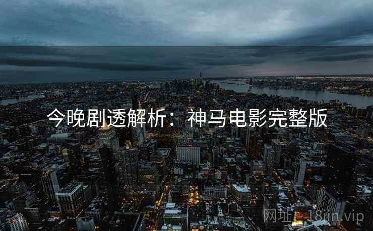 今晚剧透解析：神马电影完整版